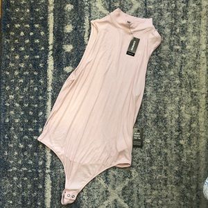 Express NWT ribbed mock neck body suit